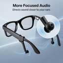 Silicone Audio Booster for Smart Glasses Private Sound, No Leak, Fits Ray-Ban Meta & More