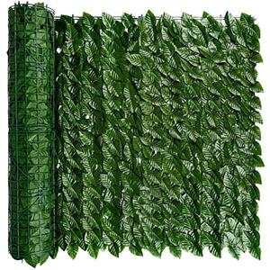 iCover Artificial Ivy Privacy Screen for Fence, 78x118in Strengthened Joint Prevent Leaves Falling Off, Faux Hedge Panels Greenery Vines, Decorative Fences for Outdoor, Garden