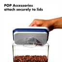 OXO Good Grips POP Container Airtight 1.7 Qt for Coffee and More Food Storage, Rectangle, Clear