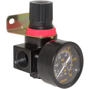 Beduan BR3000 3/8"NPT Air Compressor Regulator Combo, Manual Drain with Bracket, Psi Gauge