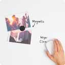 U Brands Magnetic Dry Erase Board White Board, 40" x 30", Slim Aluminum Frame, Includes Dry Erase Marker, Magnet, and Clip-On Tray