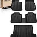 YHTAUTO Floor Mats & Cargo Mat Fit 2023-2025 BMW X1 U11, TPE All Weather Car Mats Waterproof Anti-Slip Odorless Floor Liner, Interior Car Accessories
