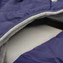 Lelepet Warm Dog Coat Waterproof Dog Jacket for Large Dogs Reflective Fleece Vest with Adjustable Buckle Hook & Loop Windproof Cold Weather Coats for Small Medium Large Dogs, Navy Blue, L