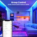 Sengled Smart LED Strip Lights, 16.4ft Wi-Fi LED Lights Work with Google Home, 16 Million Colors, RGB, Music Sync, Adjustable Length, 25,000 Hours Life, Multi-Mode Support for Game, Movie