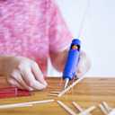 uxcell Mini Hot Glue Sticks for Glue Gun 7mm x 200mm Glitter Gold 12pcs