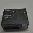 IRONZON Fingerprint Door Lock Smart Door Lock with Keypad Keyless Entry Door Lock with Handle for Home Hotel Office Apartment Bedroom (Black-APP)