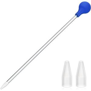 18.5 in Long Pipette for Fish Tank Coral Food Feeder Long Syringe Aquarium Coral Feeding Tube for Marine Fish Reef Aquatic Plant Spider Snake Lizard