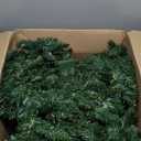 9FT Pre-Lit Artificial Christmas Garland with Dual Color LED Lights and Timer by Remote Control and Batteries Operated, Holiday Decorations, for Indoor Door Home Stairs Fireplaces Wall