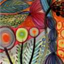 Trademark Fine Art - 'Vivaces' Canvas Art - 32x24