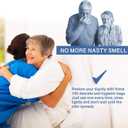Commode Liners - 100 Strong Portable Commode Toilet Bags - Easy to Use Bedside Commode Liners - Bedside Toilet Potty Liners that Support Dignity of Seniors - No Buckets to Wash - NO Absorbent Pad