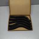 PATIKIL 22mm(7/8") Plastic Spiral Binding Coils, 20 Pcs Binding Spirals 190 Sheet Capacity 3:1 Pitch Binding Spirals for Binding Paper Sheets, Black