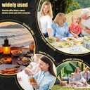 3 x 32 Sets Double Compartment Condiment Container, Disposable 2 Compartment Snack Containers with Lids, Reusable Plastic Double Condiment Containers for Salad, Sampling, Dipping SauceTravel Snack