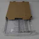 Dish Rack with Drip Tray, Stainless Steel 3-Tier Collapsible Drainer Dish Drying Rack for Kitchen Counter, Sink, Countertop,Cutlery, Dishes Utensils Flatware Holder Set, Reversible Cup Draining Rack