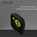 2 x Rugged Case Compatible with Apple Watch Case Series 9/8/7 41mm Series 6/SE/5/4 40mm, Soft TPU Shockproof Bumper Drop Proof Protective Cover for iWatch Accessories (Dark Green)