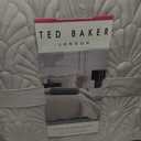 Ted Baker Quilt Set Queen – 3-Piece Beige Shell Quilt with Shams – Satin, Lightweight Bedspread