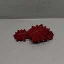 27pcs Wine Red Flocked Christmas Snowflake Ornaments, Hanging Velvet Snow Flakes for Christmas Tree Decorations Winter Wonderland Frozen Birthday Party Holiday Home Decor Craft Snowflakes