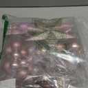 102PCS Assorted Rose Gold Christmas Ornaments - Shatterproof Xmas Tree Decorations Set