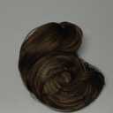 Brown Blonde Highlight Wigs with Bangs,Brown Layered Wig for Women,Long Wavy Wigs Synthetic Hair Wig for Party Daily Use 26IN