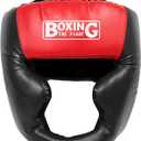 2 Pack & 1 Pack Boxing Headgear - Sparring Safety Head Guard for MMA, Kickboxing, Muay Thai, Boxing - Men, Women, Kids (Red)