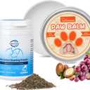 Dental Powder & Pet Teeth Cleaning Powder Kit for Dogs & Cats  Complete Oral Care Kit for Clean Teeth & Fresh Breath  Includes Dog Paw Balm, Nose Balm & Protective Paw Wax (1.76 Ounce (Pack of 1))