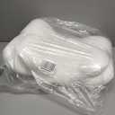 Cloud Pillow,Ergonomic Memory Foam Pillow, Shredded Adjustable Loft for Custom Support, Cooling Bamboo Cover, Cervical Neck Pain Relief for Side, Back & Stomach Sleepers - Queen Size White