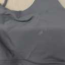Redqenting Longline Sports Bra for Women with Removable Padded,Sexy Criss Cross Back Strappy Yoga Bras Workout Tank Tops (Medium, Aegean Blue)