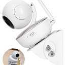 2 Pack-Adjustable Angle Baby Monitor Wall Mount for Motorola, Arlo, Infant Optics DXR-8, HelloBaby, Hellobaby Babysense Monitor Camera, Perfect Angle and Easy to Install (Camera Not Included)