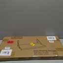 Deep Floating Shelves, 12 Inch Deep Floating Shelves for Wall, 24"W x 12"D Wall Shelves for Books, Rustic White Wooden Shelves, Large Wide Display Shelf for Bathroom, Living Room, Bedroom, Set of 2