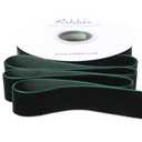 Ribbli Dark Green Velvet Ribbon 1 Inches Continuous10 Yard Spool Red Christmas Ribbon for Gift Wrapping Crafts Home Decor