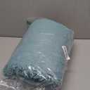 YJ.GWL Fluffy Runner Rugs for Bedroom Living Room Soft Shag Teal Rug 2x6 Feet, Turquoise Green Plush Carpet Non Slip for Nursery Dorm, Fuzzy Bedside Rug for Kids Boys Girls Room Home Decor