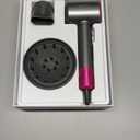 SHRATE Professional High Speed Ionic Hair Dryer | Ultra-Fast Drying | 500 Million Negative Ions | Low Noise | 160000 RPM | Compact Blow Dryer with Magnetic Diffuser for Faster Drying All Hair Types (Grey)