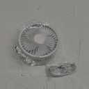 Bell+Howell MY FOLDAWAY FAN Rechargeable Fan Collapsible Fan Ultra Lightweight Portable Compact Extendable to 12" High with 2 Speed Modes As Seen On TV