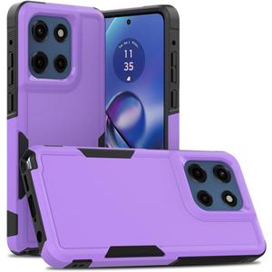 for Moto G Stylus 5G 2025 CaseTPU+PC Dual-Layer Anti-Skid Shock Absorption Mobile Phone Case, Moblie Phone Protective Case for Mororola Moto G Stylus 5G 2025 (Purple)