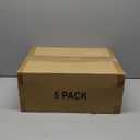 SNSLXH 5 Pack Stackable Closet Storage Basket, Multifunctional & Foldable Closet Organizer for Bathroom Kitchen Laundry Room Wardrobe Storage, Space-Saving Clothes Storage Drawer Organizer, White