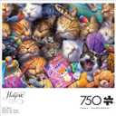 Buffalo Games - Jeff Haynie - Cat Nap - 750 Piece Jigsaw Puzzle for Adults - Challenging Puzzle Perfect for Game Nights - Finished Size is 24.00 x 18.00