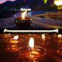 3 x 5 Pcs 1/4" Round Oil Lamp Wicks Replacement for Torches, Alcohol Candle Burner, Kerosene Lamp, Oil Lantern (5, 1/4 inch)