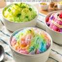 CROWNFUL Shaved Ice Machine, Snow Cone Machine with 2 Ice Cups, Ice Shaver Machine for Snow Cones, Snowballs, Frozen Cocktails and More, Easy to DIY with Snow Cone Syrup at Home,Gifts for Men&Women