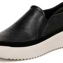 Vionic Womens Kearny (9 Wide, Black Leather)