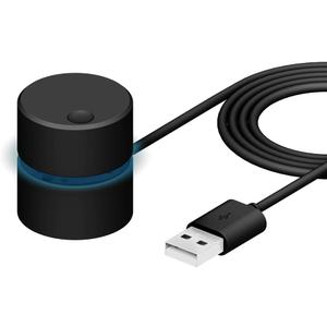 DKE USB PC Volume Control Knob Computer External Volume Remote Button Speaker Audio Multimedia Volume Control Adjuster with One Key Mute Function Support Win7/8/10/XP/Mac/Vista/Android/iOS