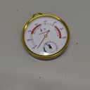 Judkoir Sauna Thermometer Fahrenheit and Hygrometer, Upgraded Lanyard-Mounted for Portable Steam Sauna Box, Ideal for Infrared/Indoor/Home Use, Essential Accessory and Gift for Enthusiasts (Black)