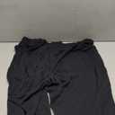 Lands' End Women's Sport Knit High Rise Elastic Waist Capri Pants, 2XL, Black