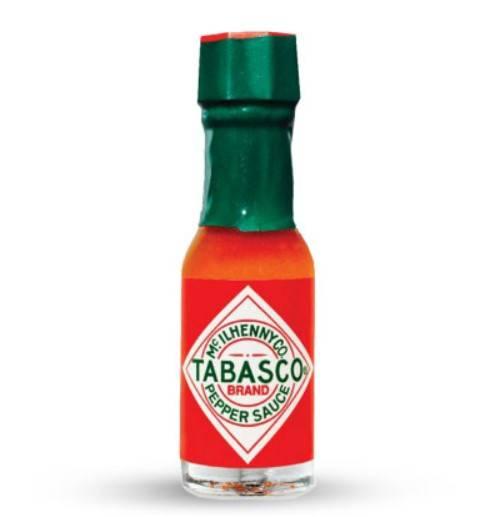 RED PEPPER SAUCE (3.7ML) "TABASCO" - Pack of 6, No BBD