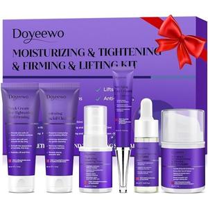 Skin Care Set,Professional Womens Teens Tighten Lift Firm Skincare,Hydrate Anti-Aging Facial Skin Care Routine Kit Travel Gift Set,Birthday Christmas Secret Santa Gifts for Women Teenage Girl Wife Mom