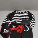 BanKids Pirate Costume Kids Pirate Role Play Dress Up Boys Halloween Costume Cosplay Birthday Party, 4-6 Y