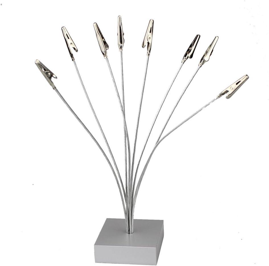 Cube Base 8Branch Tree Style Memo/Card/Paper/Photo Holder Table Number Holder for Wedding Party
