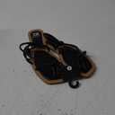 SM New York Women’s Molly Black Strappy Sandals Size 9