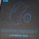 KAPEYDESI Wireless Gaming Headset, 2.4GHz Gaming Headphones Wireless with Noise Canceling Microphone for Fortnite/FPS Gamers, 40-Hr Battery Gamer Headset for PS5/4, Orange Chimpanzees