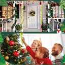 12PCS Christmas Tree Topper, 17 Inch Christmas Tree Decorations Green Curly Xmas Tree Picks with Gold Balls Elf Ornaments Stems for Xmas Tree Decor Wreath Party Gift