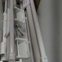 Retractable Baby Gates 2 Pack, 55" Wide Mesh Dog Gate Indoor, 34'' Tall Gate for Stairs Doorways Hallways Deck, Child Pet Safety Gate for Indoor Outdoor Home Use, White