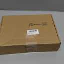 Reallnaive 60 Pcs Christmas Gingerbread House Kit 4.9" x 3" x 3" DIY Gingerbread Crafts Blank Boxes Cardboard Cookie House with 7" Round Paper Plates Xmas Decorations Holiday Fun Activity(White)